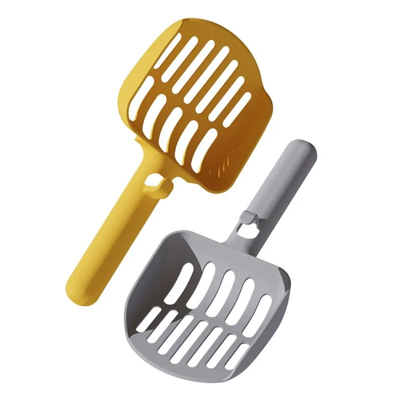 Large Cat Litter Shovel Long Handle Large Hole Tofu Sand Shovel for Toilet Cleaning Pet Products Cat Supplies