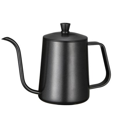 SOVIFKI 550ml Drip Pot Coffee Kettle Stainless Steel Coffee Pot Hand Drip Outdoor Camping Pot with Scale Inside Direct Fire Heating