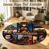 Tapis rond personnalisé World of Warcraft Support Nom personnalisé, Tapis de décoration intérieure doux
