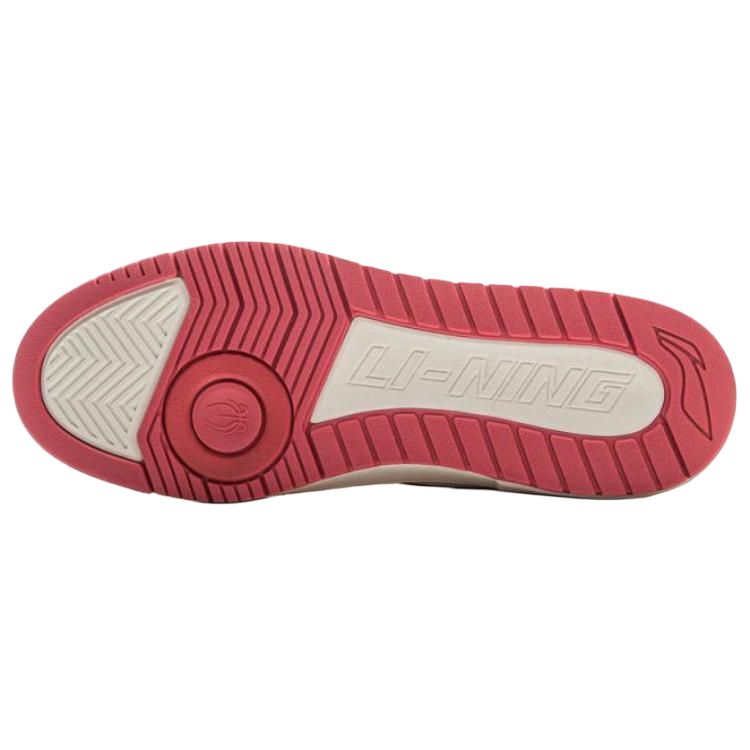 Li Ning New Star Fashion Vielseitige Rutschfeste Abriebfeste Low-Top Skate Schuhe Unisex Sneaker Weiß Rosa ABCV007-1