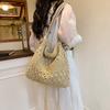 Holiday style going out woven bag women's new temperament simple shoulder bag foreign style versatile beach bag