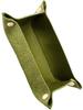 Khaki S F Tochigi Leather Large Capacity Made In Japan Leather Cache Jewelry Accessories Tray Tabletop Square Foldable Large Leather Genuine Leather