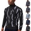 Men's Popular  Fashion  Leisure  Gao Ling  Self-Cultivation  Keep Warm  Pullover  Knitting  Sweater