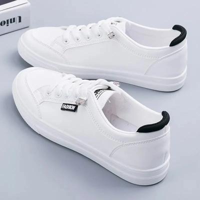 2024 New Women Sneakers Vulcanize Shoes Spring Autumn Breathable Flats Solid Color Shoes Young Woman Casual White Shoes