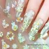Cute Christmas Style Bow Colorful Snowflake Christmas Tree Nail Art Stickers Girly Nail Art Print Stickers Women Nail Decor Gift