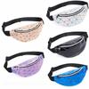 Elegant Geometric Holographic Waist Bags Stylish Fanny Belt Packs For Any Occasion