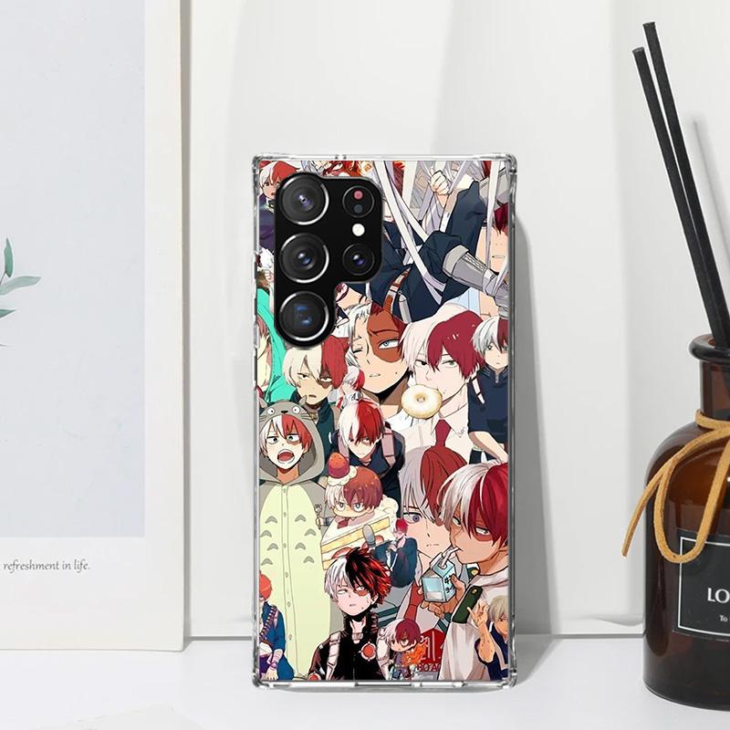 My Hero Todoroki Shoto Phone Case For Samsung Galaxy Note 20 Ultra 10 Plus 9 8 M11 M12 M21 M30S M32 M51 M52 J4 J6 + J8 Art Funda