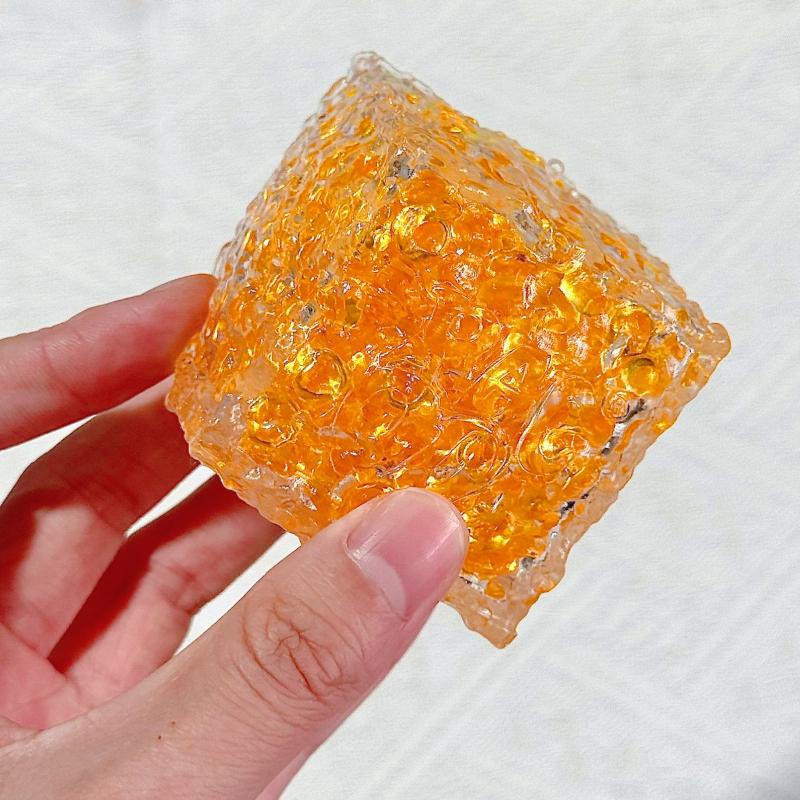 Renkli Akış Desenli Kare Sıkma Oyuncak Yumuşak Tanecikli Kare Fidget Oyuncak Kaygıyı Giderici Stres Karşıtı Oyuncak Çocuklar Yetişkinler Hediye