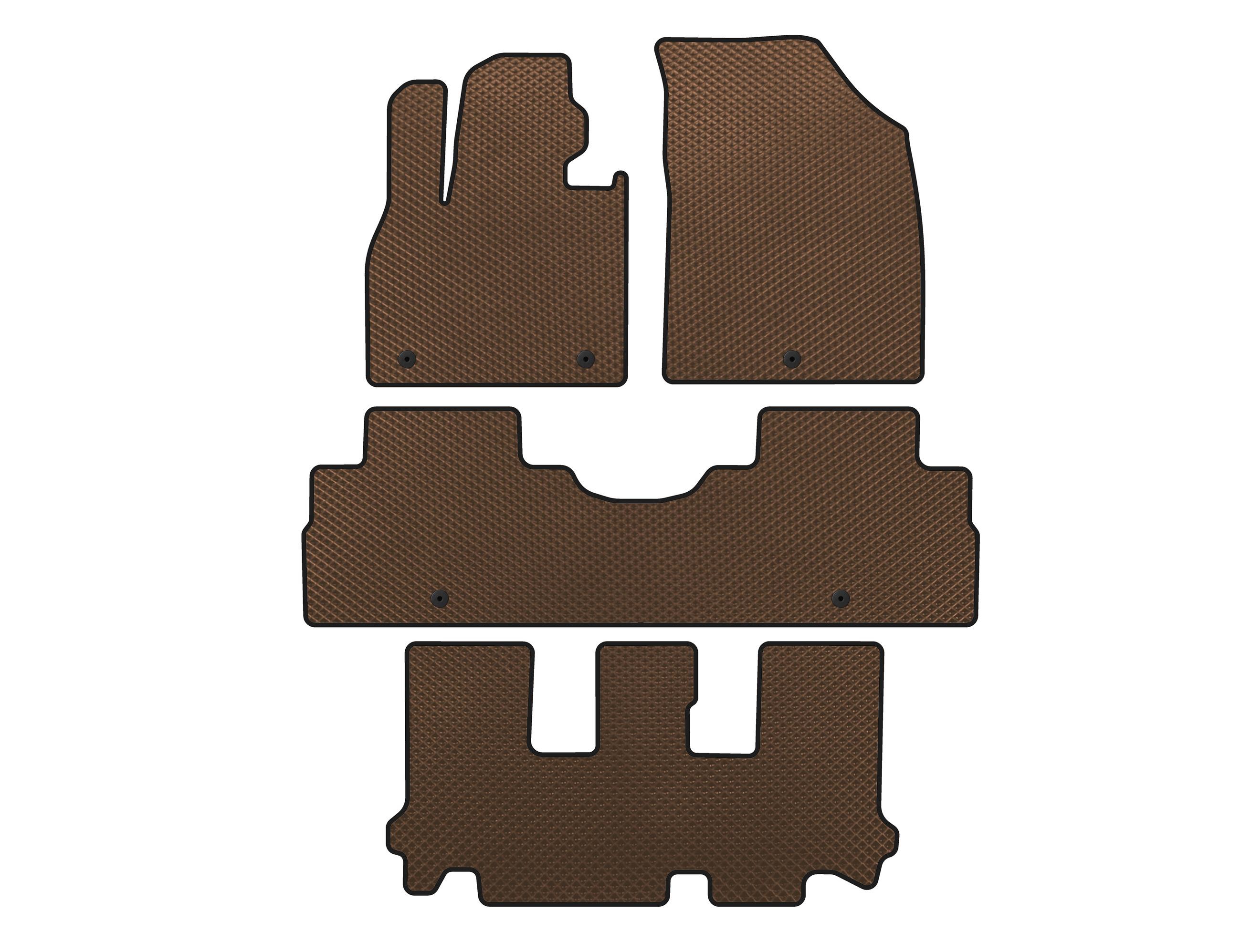 

EVA mats (3 rows, 8-seater, Brown) for Hyundai Palisade