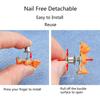 2Pcs Bear Shaped Jean Button Pin Adjustable Waist Buckle Extender Button Detachable Jean Button Pins, No Sewing Required