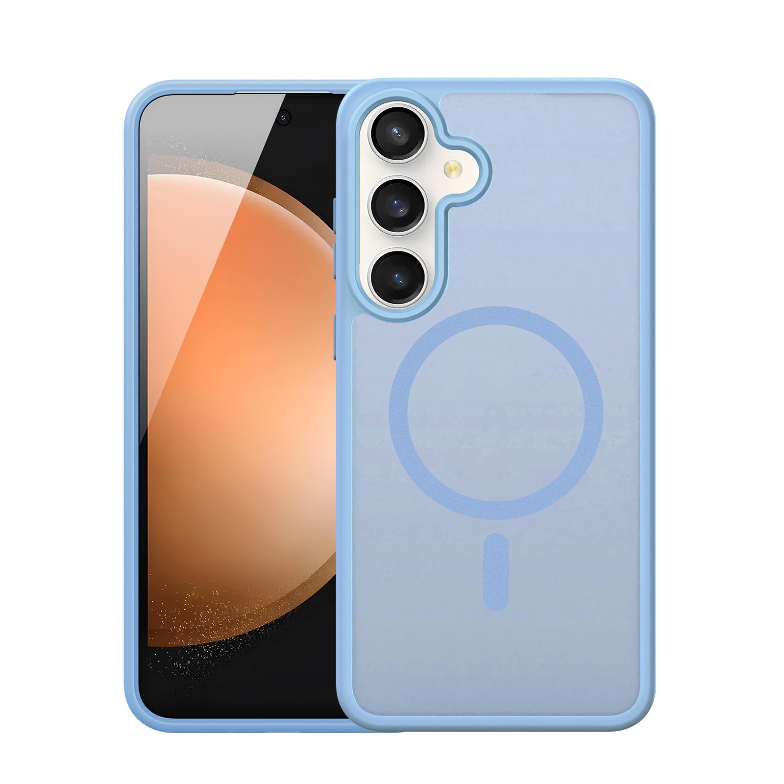 

Для Samsung Galaxy S25 FE Чохол DUX DUCIS Серія Yind PC+TPU Чохол для телефону Сумісний з MagSafe Light Blue