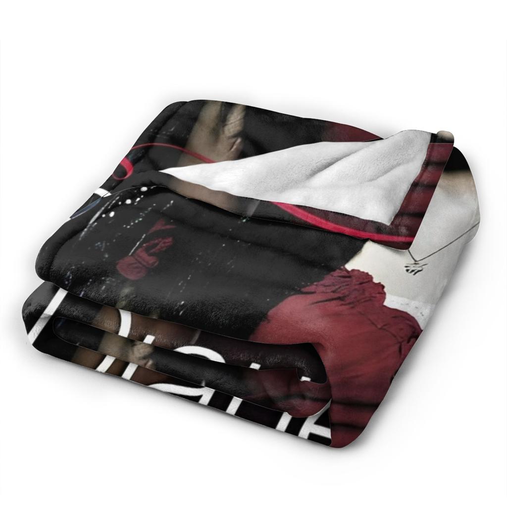 The Vampire Diaries Damon salvatore Blanket Print Plush Throw Blanket For Home Decor Travel Office Flannel Bedspread Bed Cover