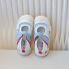 2025 Spring and Autumn New Children's Sports Shoes Girls Anti-collision Sandals Mesh Breathable Soft Sole Non-slip Casual Shoes Single Shoes