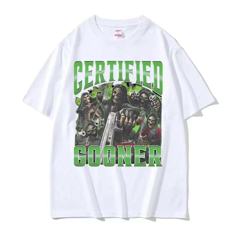Gothic Harajuku T-Shirt Herren Sommer Schweißabsorbierend Atmungsaktiv Top Reine Baumwolle Rundhals Kurzarm Mode Herrenbekleidung