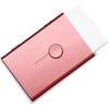 BHBL Metal Business Card Holder Protective Sleeve Thumb Slider Push Open Suitable for ID Card Male and Female Design