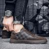 Board Shoes Men's Shoes Men's Board Shoes Low-top Plaid Lace-up Casual Shoes Versatile Shoes Men's Trendy Men