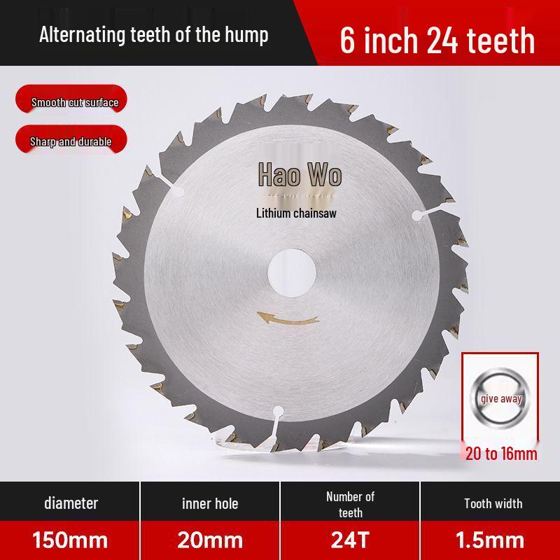 Anti-Nail Carbide Woodworking Saw Blade, Aluminum Cutting, 4-7 Inch for Handheld Angle Grinders