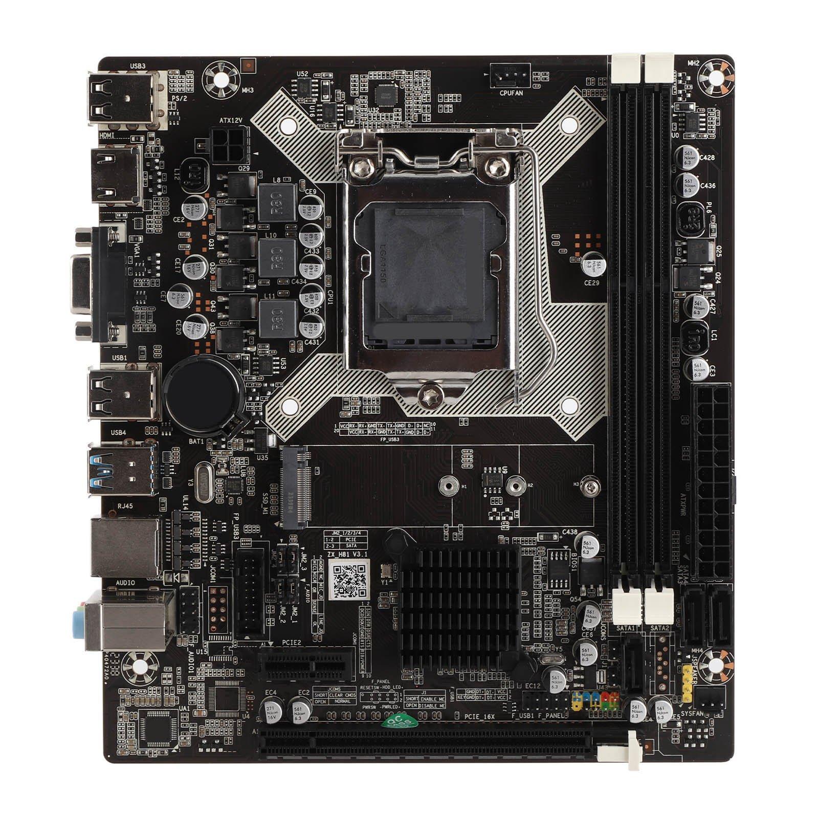 

Computer Motherboard M ATX Fast Reading Dual Channel DDR3 Memory LGA1150CPU Series Desktop