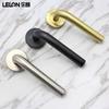 Stainless Steel 304 Door Handle Euro Standard Fireproof Lock Lever for Bedroom/Bathroom.