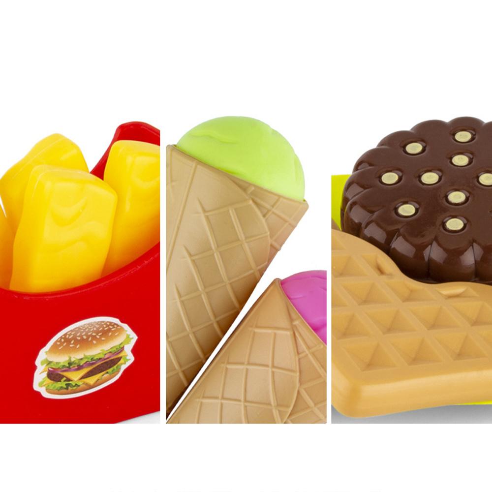 Simulation Burger Set Toy Pretend Cooking Food Play Props For Children