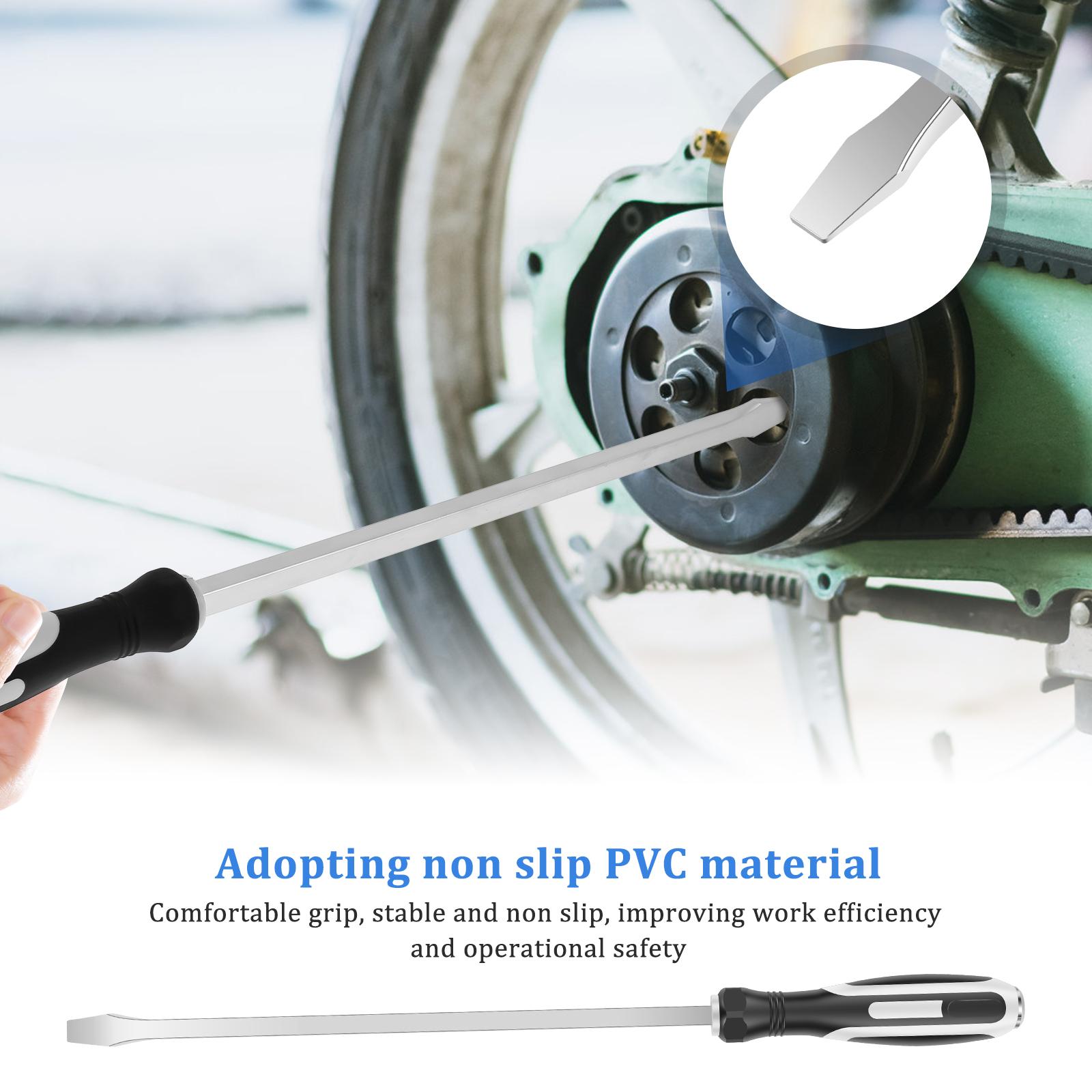 1/2 Pcs Extended Demolition Screwdriver 22.24 Inch Chrome Vanadium Steel Heavy Duty Slotted Screwdriver Set for Car Repair Tools