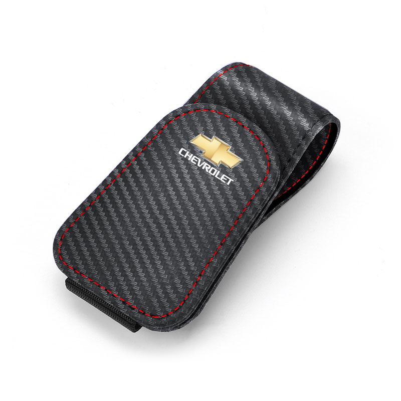 Car Glasses Clip Sunglasses Ticket ID Holder For Chevrolet Spark Captiva Cruze Tracker Orlando Trax Epica Nubira Malibu Optra