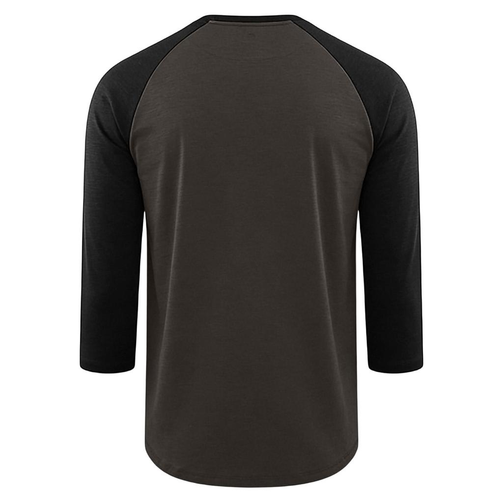 Men's Raglan Sleeve Three,quarter Sleeve Top