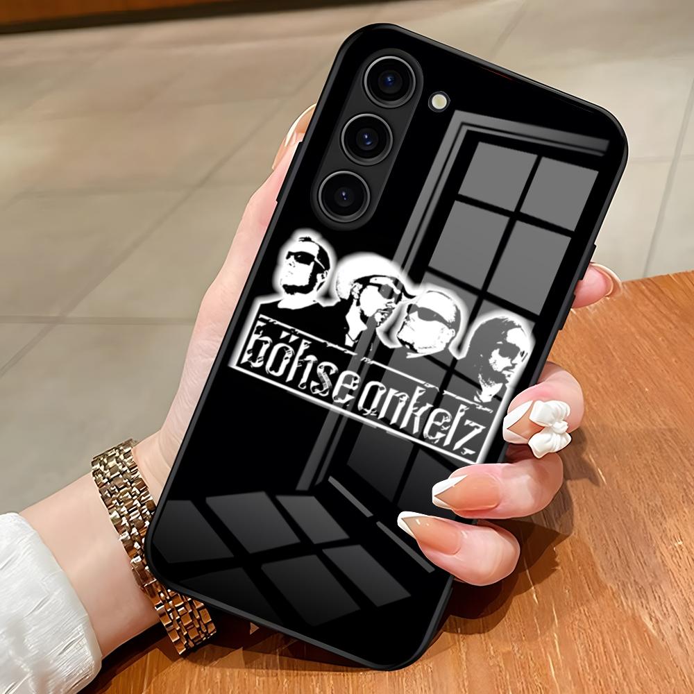 B-Bohse O-Onkelz Zespół Etui na Telefon Dla Samsung S26 S25 Edge Ultra S23 S22 S21 S20 Ultra Plus S24 Fe A54 A53 A25 Szklana Pokrywa