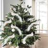 Beautiful Fake Feathers Artificial Bird 12pcs Christmas Tree Birds With Clip Xmas Pendant Drop Ornaments Home Garden Decoration
