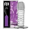 Mingliu Ultra Thin Long-Lasting Dotted Condoms with Hyaluronic Acid - 10 Pack