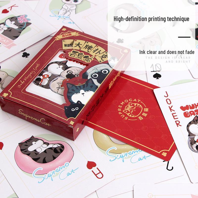 Mini Cute Duck Pocket Poker Cards for Kids - Werewolf Table Game