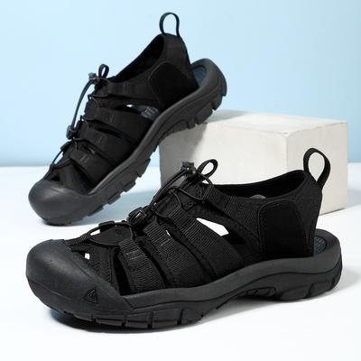 Sommersandalen für Herren, dicke Sohle, Baotou, Strandschuhe für Herren, Fluss-Tracing-Schuhe, große Freizeitschuhe für den Außenbereich