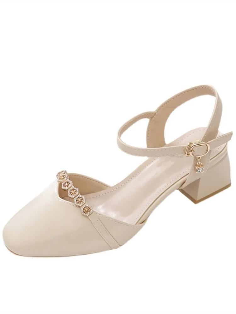  Zapatos De Mujer Women Sweet Pointed Toe Bow Tie Buckle Strap High Heel Shoes Lady Cool Brown Office Party Pumps A7047