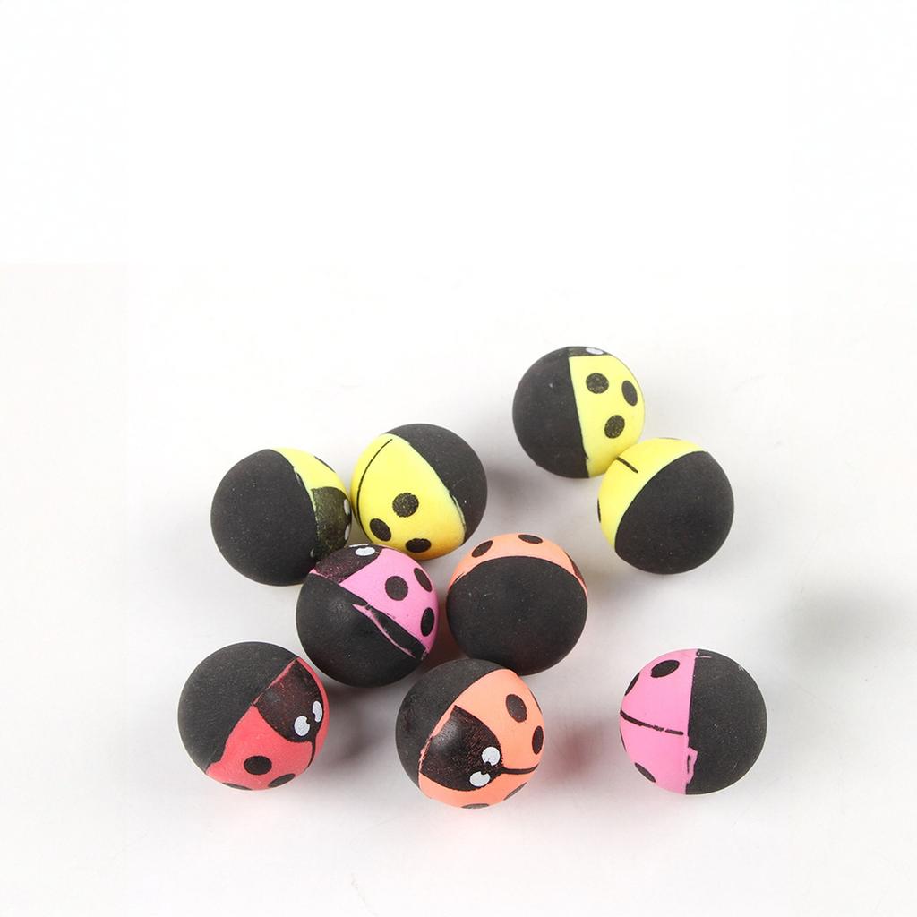 Insect Shape Elastic Ball Toy Interactive Rolling Self-Entertainment Small Pet Toy Supplies
