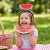 Makeup Hair Headband with Plush Watermelon Accent Soft Costume Accessory Face Washing Hair Hoop for Kids Adults and Event