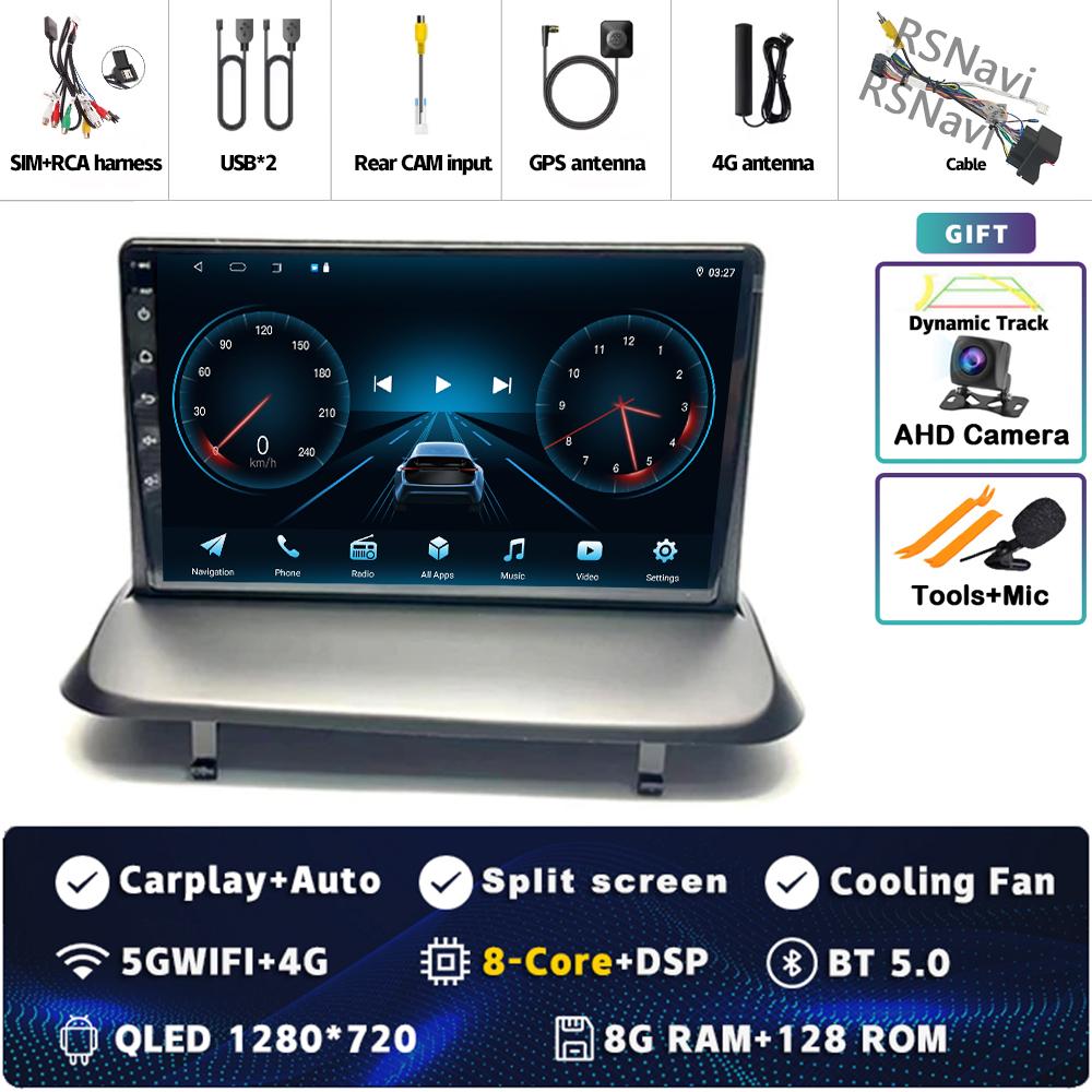 Android 14 Carplay Car Radio For Peugeot 5008 3008 2009-2015 Multimedia Video Player Navigation GPS Stereo 2Din DVD Head Unit BT