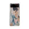 Leaf Cartoon Shell For Samsung Galaxy Z Flip3 Flip4 Flip 3 4 5g Cute Couple Phone Case Back Cover Ins Protector Capa