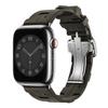 Kilim Single Tour Strap For Apple Watch Band 45mm 44mm 42mm 41mm 38mm Folding Buckle Silicone Bracelet iWatch Ultra 2 49mm