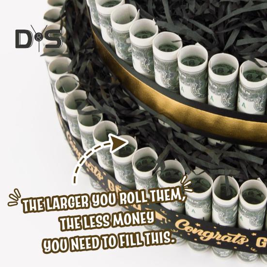 Dárky k promoci 2025 Třípatrový dort plný hotovosti Dekorace k promoci pro chlapce a dívky Střední škola Vysoká škola Potřeby na promoční párty