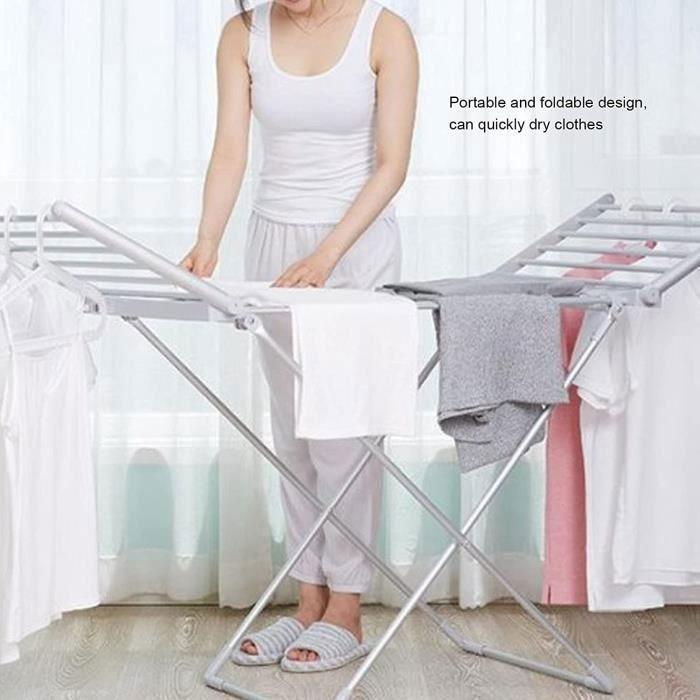 ETENDOIR GOTOTOP Séchoir à Linge Chauffant, séchoir à Linge électrique avec 45-55℃ Porte-vêtements à Linge à Structure en oxyde 441