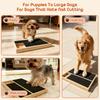 Wooden Dog Scratch Board Wear-resistant Nail Trim Pad Drawer Snack Box  Pet Grooming