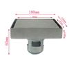 China Factory Supplier 4 Inch Stainless Steel Shower Room Floor Drain Square/Tile Insert Concealed Floor Drain