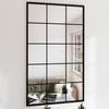 VidaXL Wall Mirrors 2 Pcs Black 100x60 Cm Metal 3189035