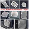 Dashboard Speaker Door Audio Loudspeaker Pillar A Tweeter Microphone Cover Trim Accessories For BYD Equation Leopard 5 2024 2025