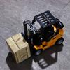 Toy Car  Model Forklift Friction Toy Vehicle Construction Pallet Interactive Toy Die-Cast Model