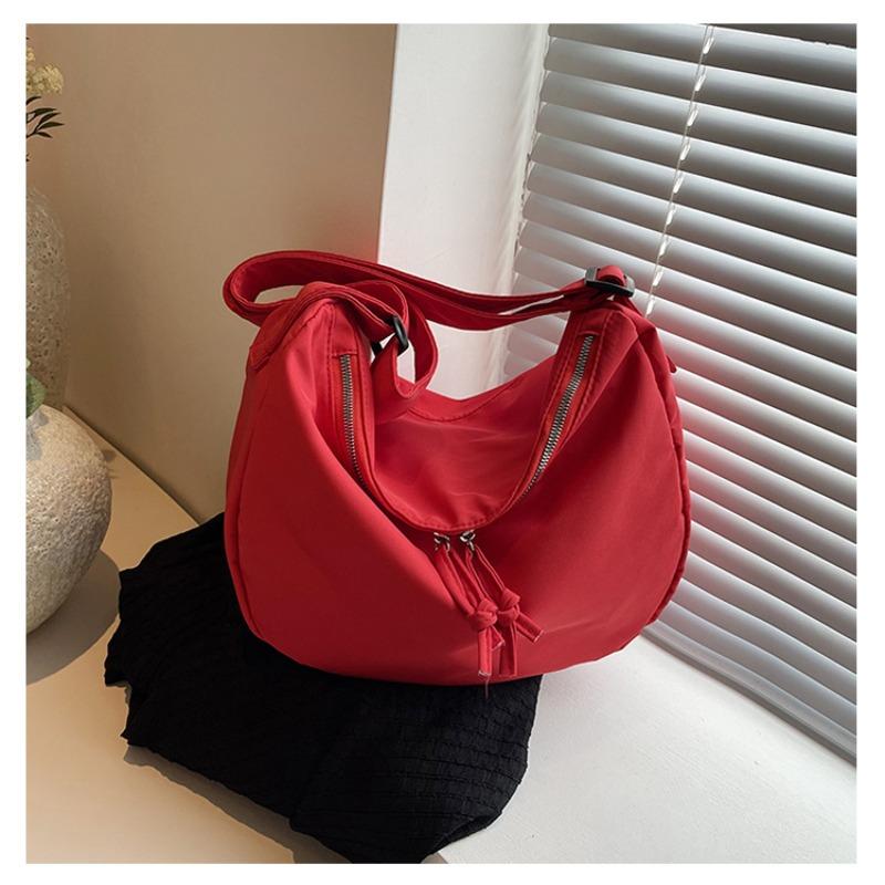 

Large capacity, bag new trendy fashion women s bag shoulder commuter bag student tote bag messenger bag красный