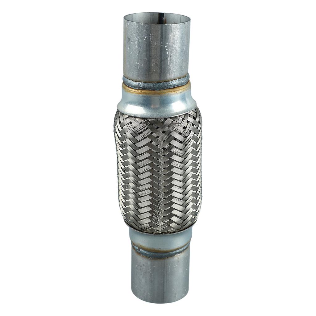 Car Exhaust Pipe Stainless Steel Rust Proof Low Noise Shock Absorption Tough Muffler Universal for Vehicle