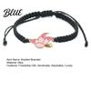 Adjustable Friendship Bracelet Bow Braided String Rope Handmade Elegant Wristband