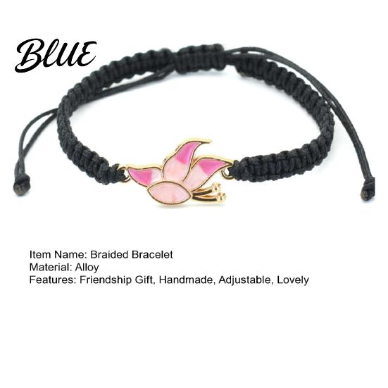 Adjustable Friendship Bracelet Bow Braided String Rope Handmade Elegant Wristband