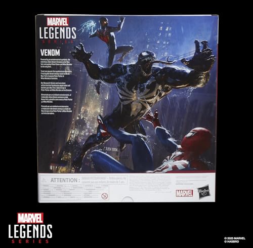 Hasbro Marvel Legends Series Gamerverse Venom, a Collectible 26.5cm Action Figure Based On the Video Game "Spider-Man 2" (G0597) Authentic